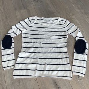 Banana Republic Navy/White Sweater XS